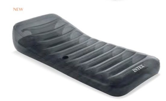 58723 Надувное кресло-шезлонг Cool Grey 211*99 см