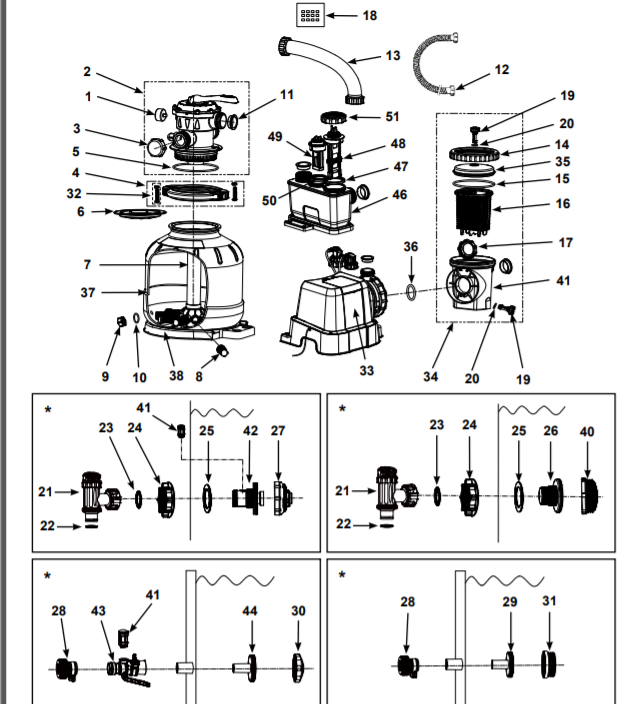 26676 Хлоргенератор (система морской воды) Intex с песочным фильтр-насосом 7900 л/ч