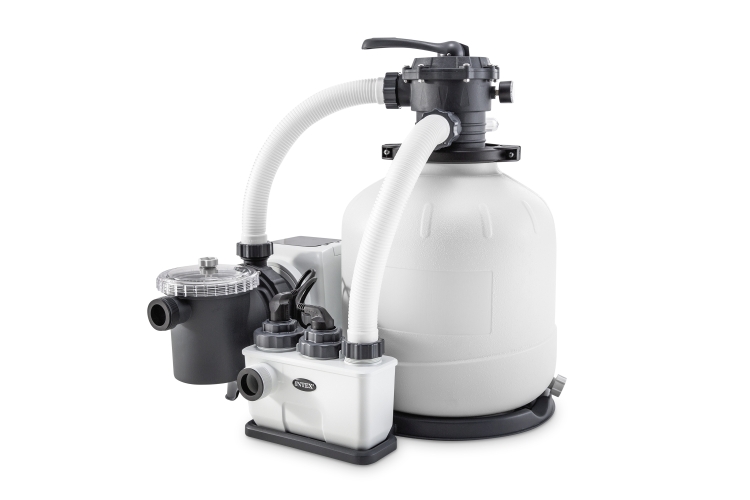 26680 Песочный фильтр-насос комбинированный с хлоргенератором Intex