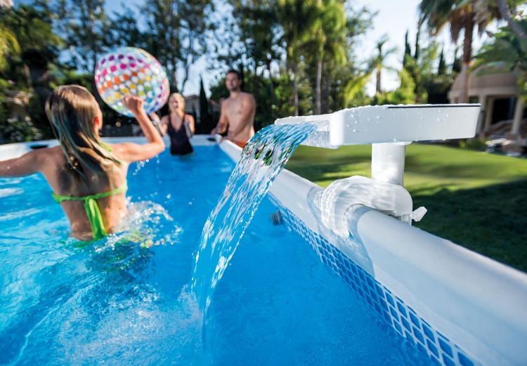 28090 Водопад для бассейна с LED подсветкой Intex