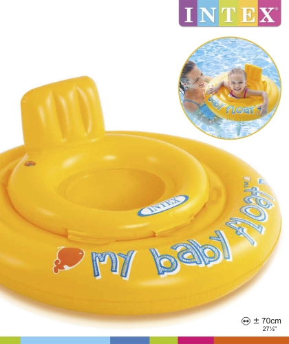 56585 Круг для плавания с сиденьем My baby float, 70 см, от 6-12 месяцев