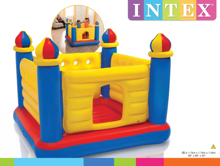 48259 Игровой центр, батут «Замок», 175 х 175 х 135 см, 3-6 лет