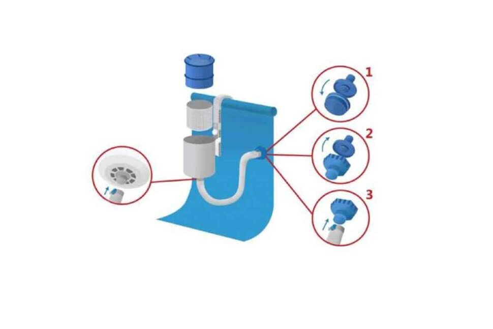 10531 Гофрированный шланг для скиммера ⌀ 40мм,  L 80 см
