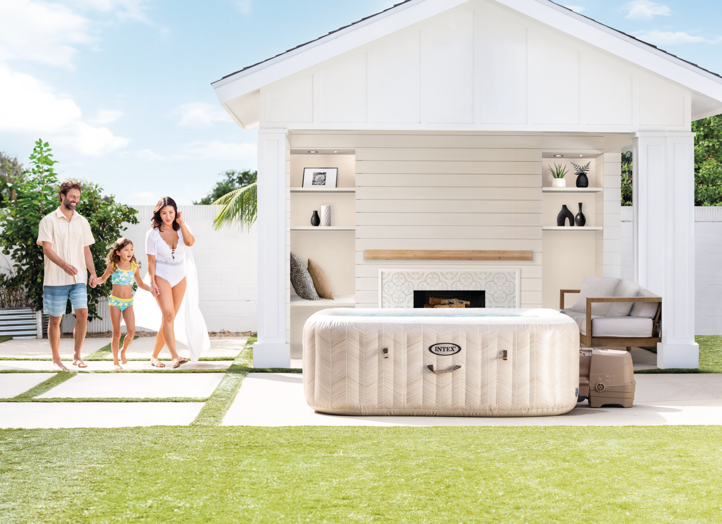 28446 Надувной джакузи (СПА) Intex 175 x 71 см 