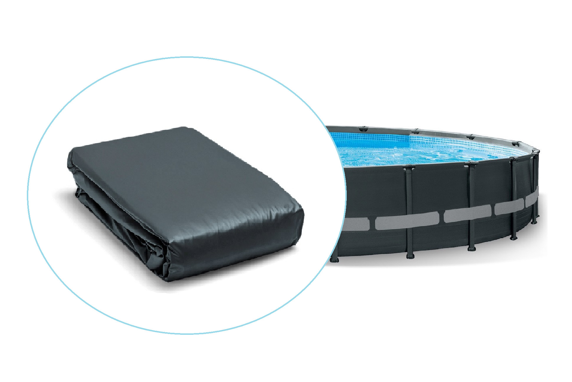 Чаша для каркасного бассейна Intex Ultra Frame 732х132см 12439