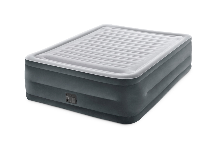 64418 Надувная кровать Comfort-Plush 152х203х56см, встроенный насос 220V