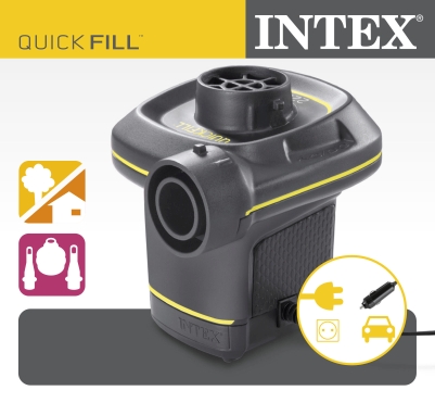 66634 Насос электрический/автомобильный, 3 насадки