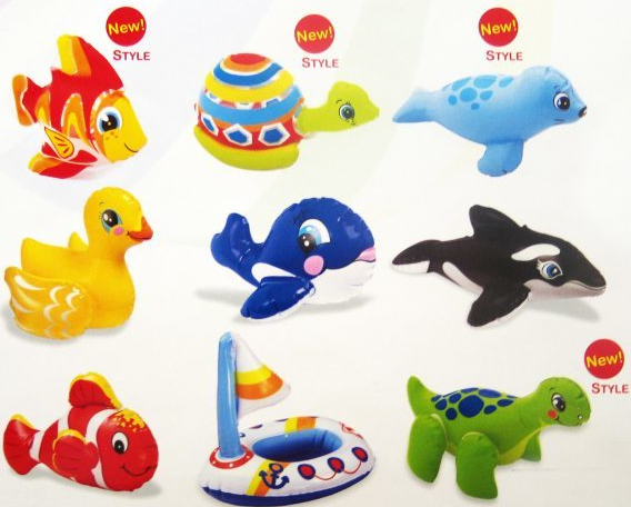 Звери надувные, в ассортименте 58590 Фламинго Intex