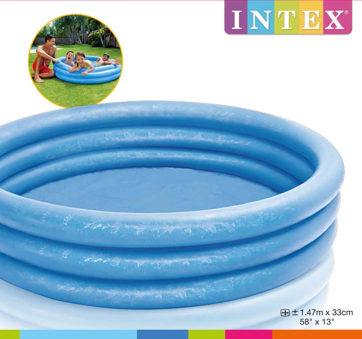 58426 УЦЕНКА Бассейн надувной «Кристалл», 147 х 33 см, от 3 лет