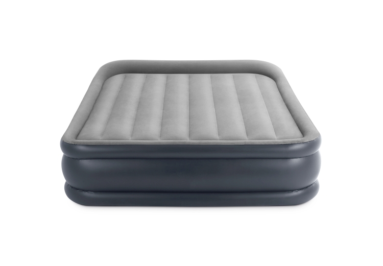 64136 Надувная кровать Deluxe Pillow Rest Raised Bed 152х203х42см, встроенный насос 220V