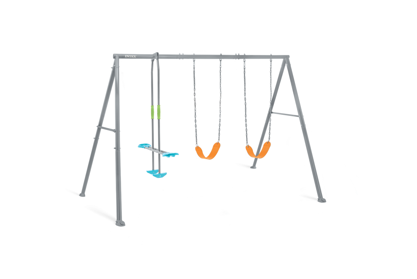  44123 Качели детские 343х254х211см тройные, от 3 до 10 лет