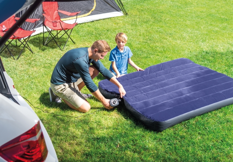 66636 Насос электрический, 3 насадки, 110-120V, автомобильный