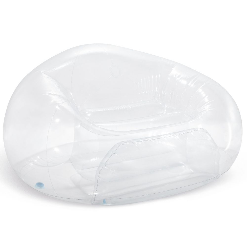 66500 Надувное кресло Beanless Bag Chair 137*127*74 см прозрачное