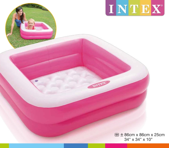 57100 Бассейн надувной «Малыш», 85 х 85 х 23 см Зеленый