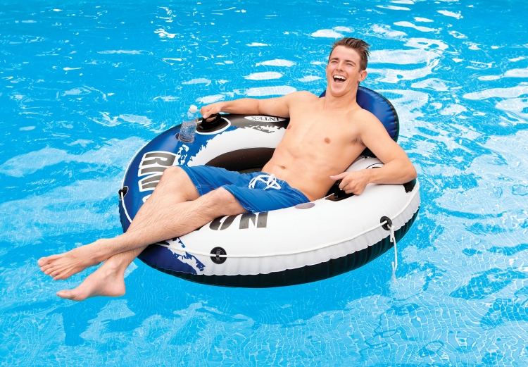 58825 Круг-кресло с ручками Речная прогулка, 135 см