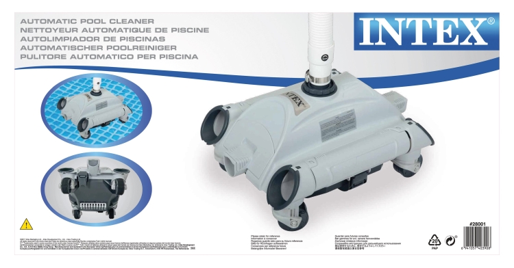 28001 УЦЕНКА Робот пылесос для бассейна подводный Intex