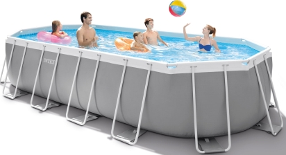 26796 Каркасный бассейн Prism Frame 503 х 274 х 122 см, фильтр-насос, лестница, тент, подстилка