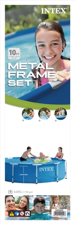 28200 Каркасный бассейн Metal Frame 305х76см