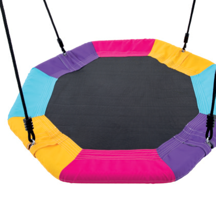 44151 Качели детские INTEX "КОМПЛЕКС 4 КАЧЕЛИ+ГОРКА" 472х254х211см от 3 до 10 лет 