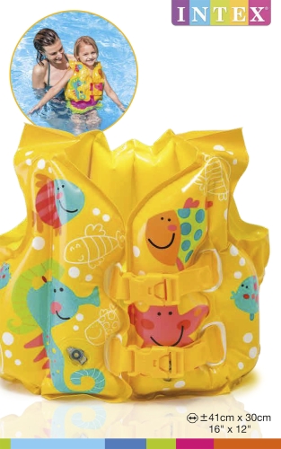 59661 Жилет надувной «Рыбки», 41х30 см, 3-5 лет