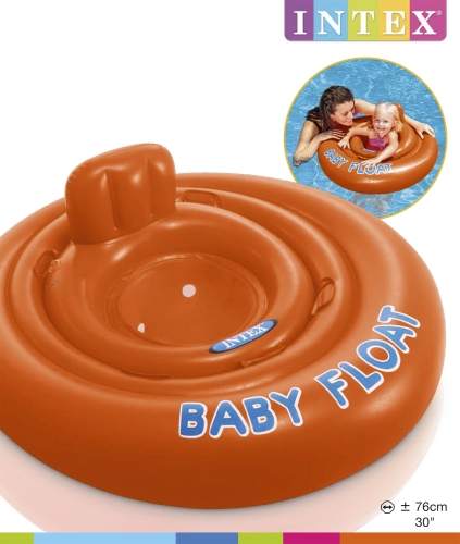 56588 Круг для плавания с сиденьем Baby float, d=76 см, от 1-2 лет