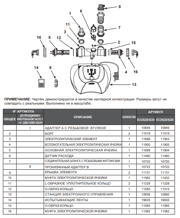 26668 УЦЕНКА Хлоргенератор (система морской воды) Intex Krystal Clear, с таймером