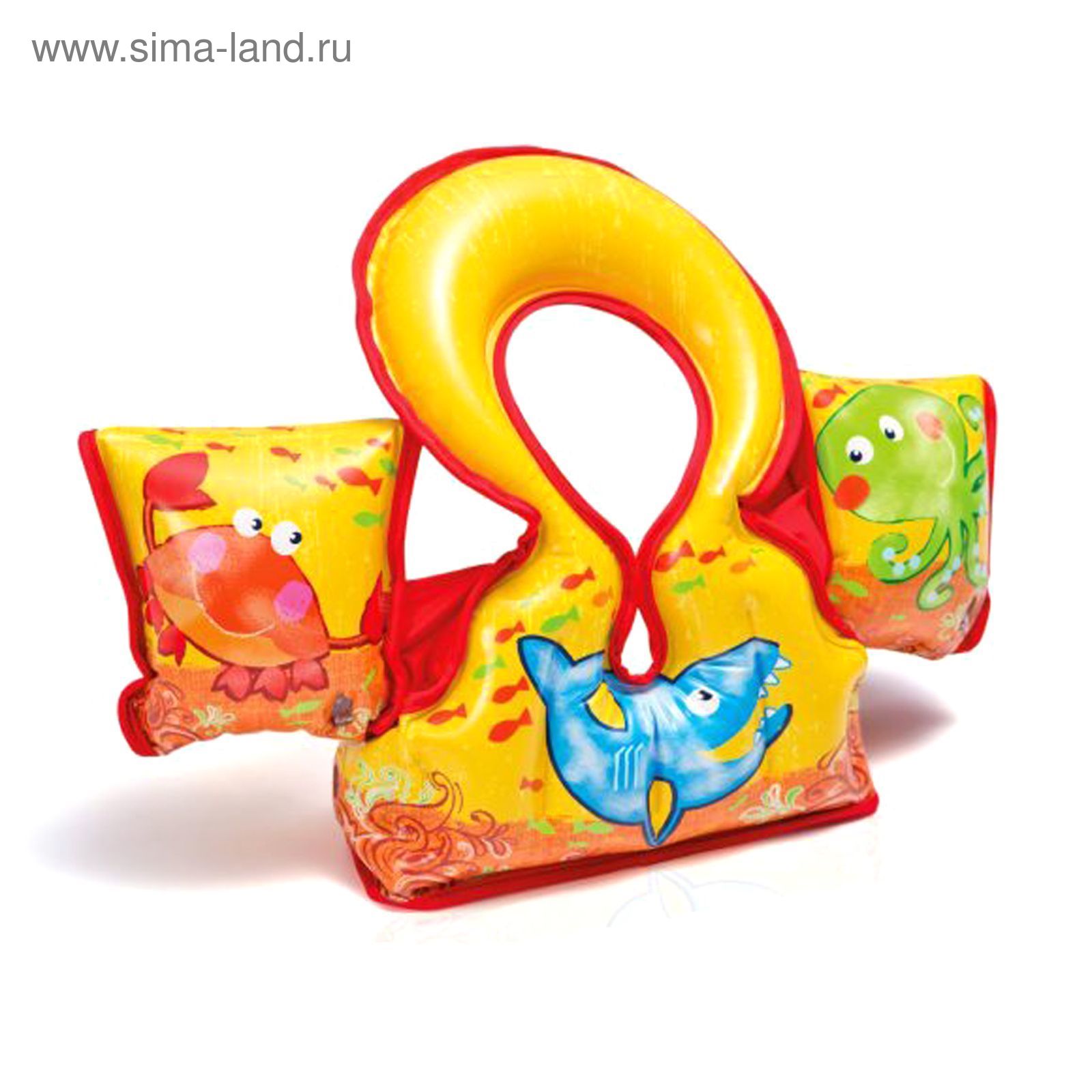  Жилет надувной "Аква", 66х44 см, от 3-6 лет 58673 INTEX