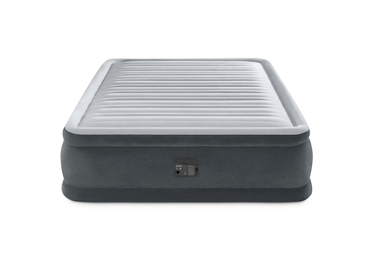 64414 Надувная кровать Comfort-Plush 152х203х46см, встроенный насос 220V