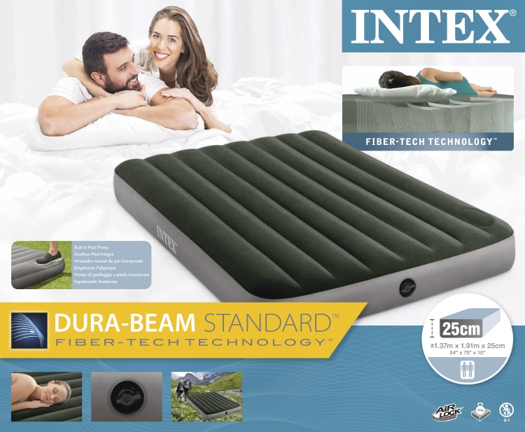 64762 УЦЕНКА Надувной матрас Downy Airbed 137х191х25 см.