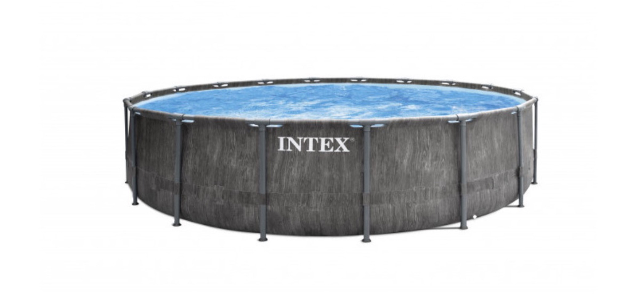 26742 Каркасный бассейн Prism Frame "Greywood" 457х122см, фильтр-насос, лестница, тент, подстилка