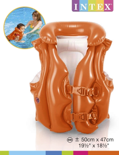 58671 Жилет надувной «Делюкс», 50х47 см, от 3-6 лет