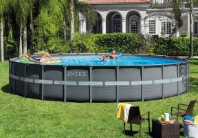 26334 Каркасный бассейн 610 х 122 см Ultra XTR Frame, фильтр-насос, лестница, тент, подстилка