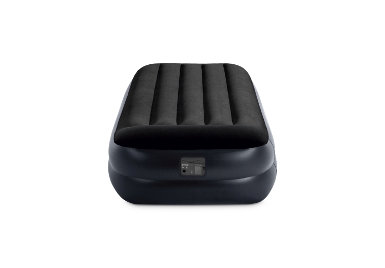 64122 Надувная кровать Pillow Rest Raised Bed 99х191х42см с подголовником, встроенный насос 220V