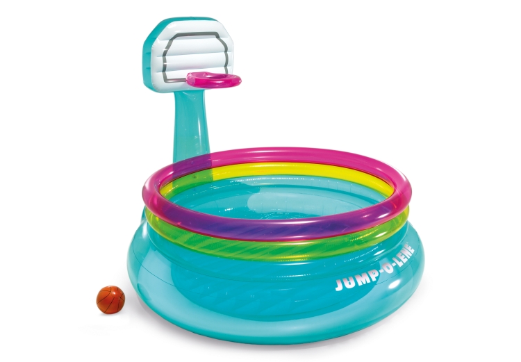 48265 Надувной батут с баскетбольным кольцом