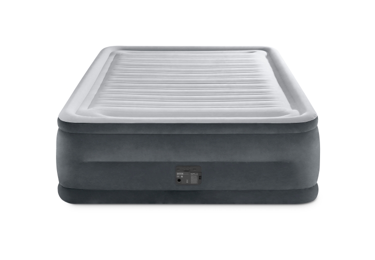 64418 Надувная кровать Comfort-Plush 152х203х56см, встроенный насос 220V