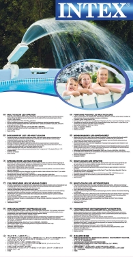 28089 Разбрызгиватель - фонтан с подсветкой Intex