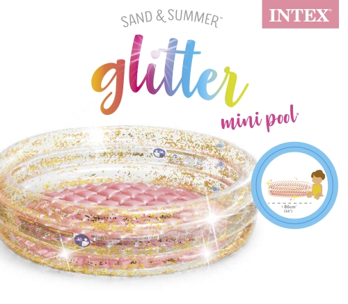 57103NP УЦЕНКА Детский надувной блестящий бассейн