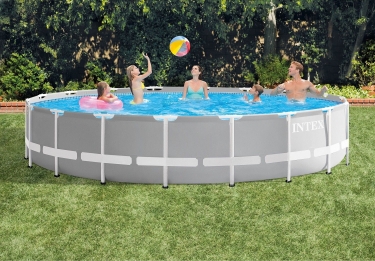 26756 Каркасный бассейн Prism Frame 610 х 132 см, фильтр-насос, лестница, тент, подстилка